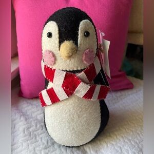 Christmas Penguin Weighted Shelf Sitter 🐧🎄❤️ NWT Sleigh Hill